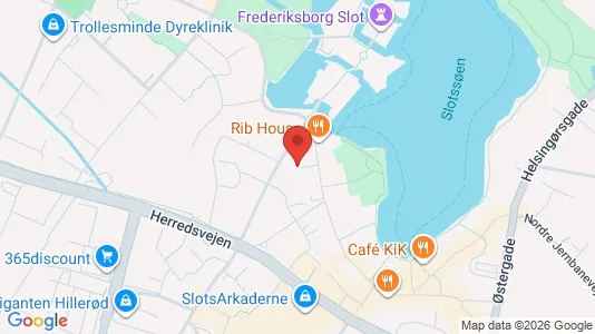 Apartments for rent i Hillerød - kort over placeringen