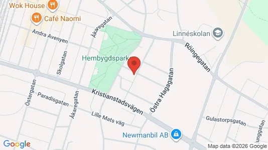 Apartments for rent i Hässleholm - kort over placeringen