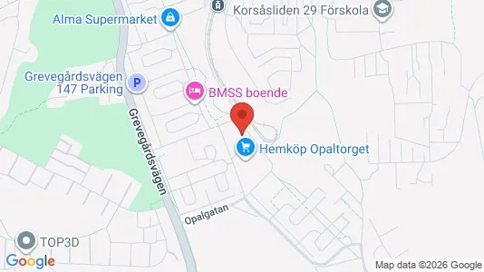 Apartments for rent i Angered - kort over placeringen