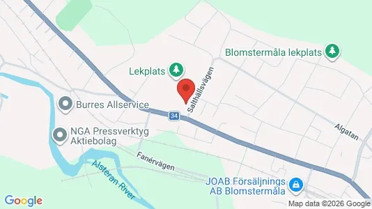 Apartments for rent i Mönsterås - kort over placeringen