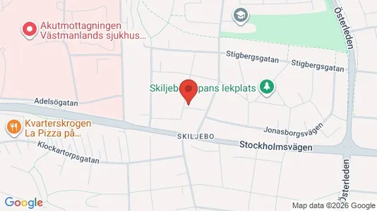 Apartments for rent i Västerås - kort over placeringen