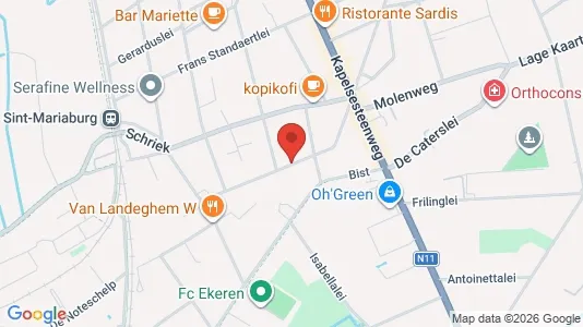 Apartments for rent i Antwerp Ekeren - kort over placeringen