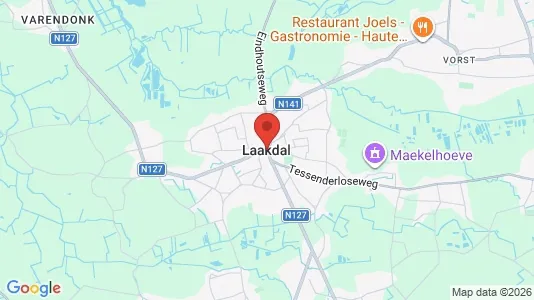 Apartments for rent i Laakdal - kort over placeringen