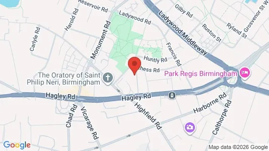 Apartments for rent i Birmingham - West Midlands - kort over placeringen