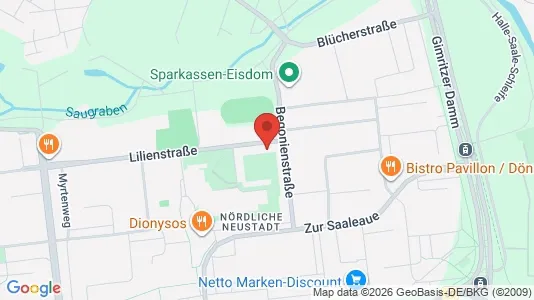 Apartments for rent i Halle (Saale) - kort over placeringen