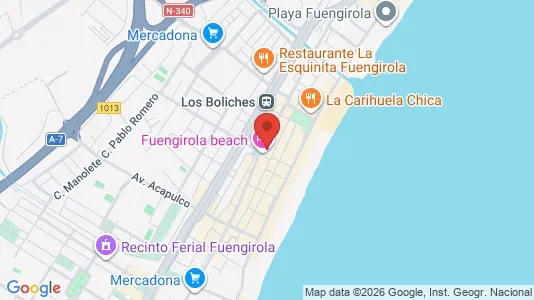 Apartments for rent i Fuengirola - kort over placeringen