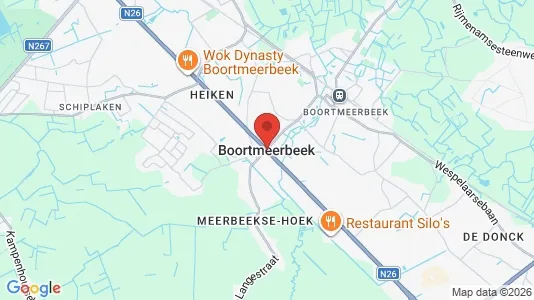Rooms for rent i Boortmeerbeek - kort over placeringen