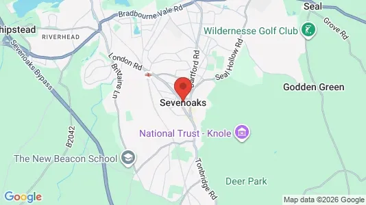 Houses for rent i Sevenoaks - Kent - kort over placeringen