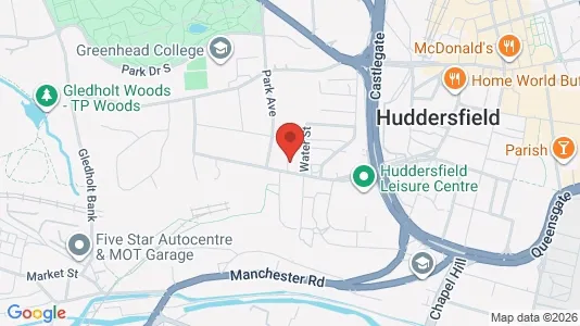 Apartments for rent i Huddersfield - West Yorkshire - kort over placeringen