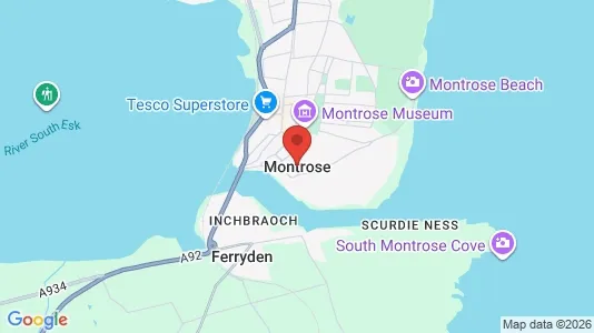 Apartments for rent i Montrose - Angus - kort over placeringen
