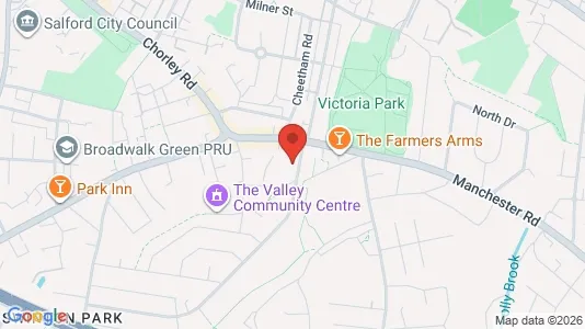 Apartments for rent i Manchester - Lancashire - kort over placeringen