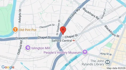 Apartments for rent i Manchester - Lancashire - kort over placeringen