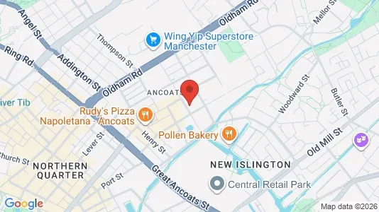 Apartments for rent i Manchester - Lancashire - kort over placeringen