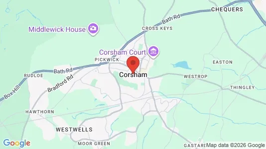 Apartments for rent i Corsham - Wiltshire - kort over placeringen