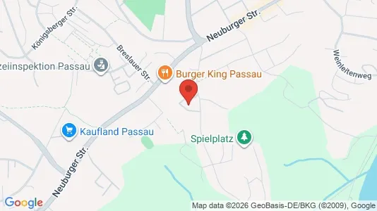 Apartments for rent i Passau - kort over placeringen