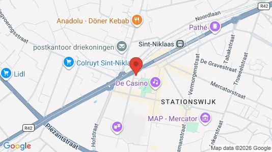Apartments for rent i Sint-Niklaas - kort over placeringen