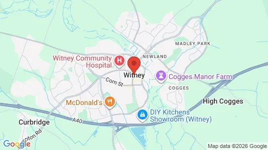 Apartments for rent i Witney - Oxfordshire - kort over placeringen