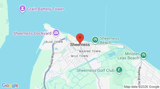 Apartments for rent i Sheerness - Kent - kort over placeringen