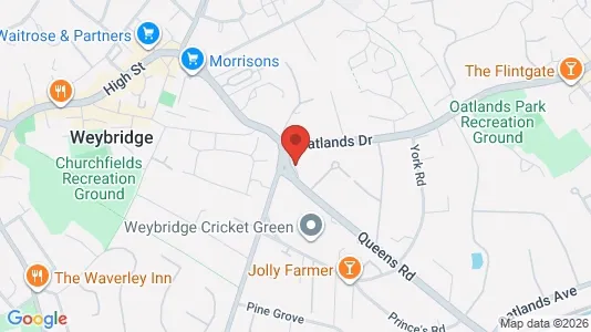 Apartments for rent i Weybridge - Surrey - kort over placeringen