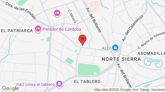 Apartments for rent i Córdoba - kort over placeringen