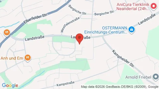 Apartments for rent i Mettmann - kort over placeringen