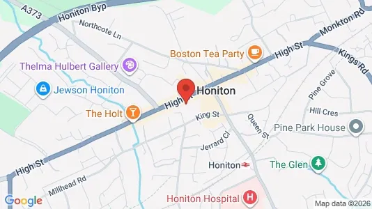 Apartments for rent i Honiton - Devon - kort over placeringen