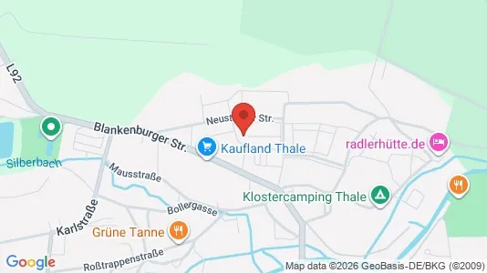 Apartments for rent i Harz - kort over placeringen