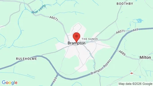 Apartments for rent i Brampton - Cumbria - kort over placeringen