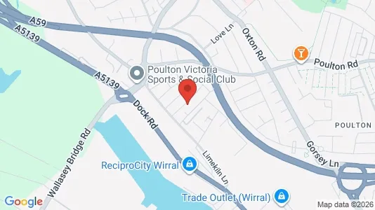 Apartments for rent i Wallasey - Merseyside - kort over placeringen