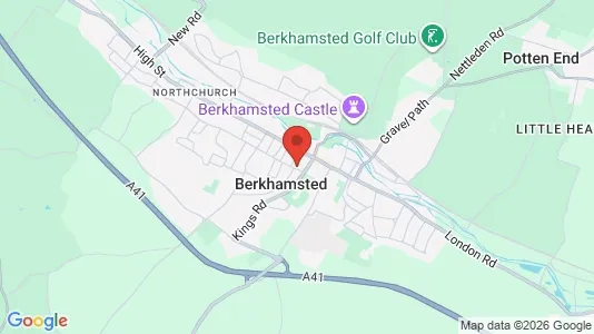 Apartments for rent i Berkhamsted - Hertfordshire - kort over placeringen