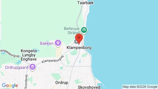Houses for rent i Klampenborg - kort over placeringen