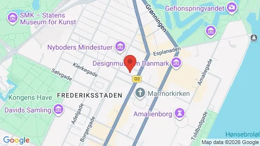 Apartments for rent i Copenhagen K - kort over placeringen