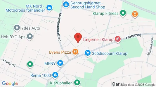 Apartments for rent i Klarup - kort over placeringen