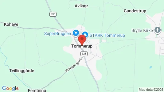 Houses for rent i Tommerup - kort over placeringen
