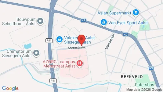 Apartments for rent i Aalst - kort over placeringen