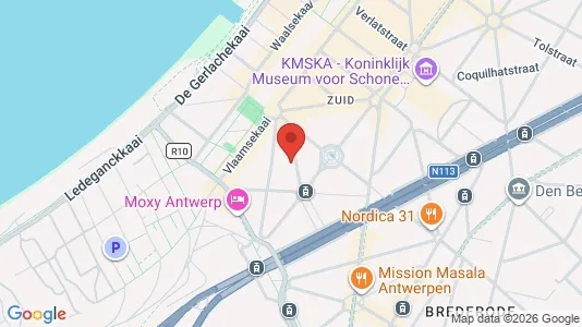 Apartments for rent i Stad Antwerp - kort over placeringen