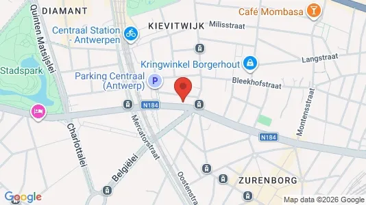 Apartments for rent i Stad Antwerp - kort over placeringen