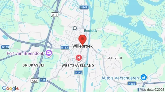 Apartments for rent i Willebroek - kort over placeringen