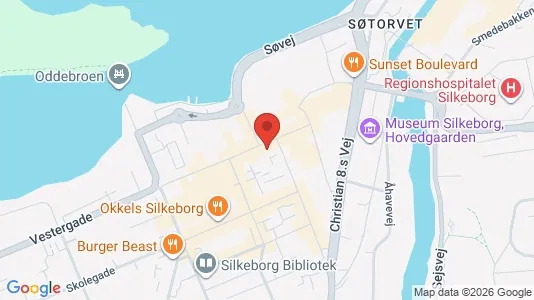 Apartments for rent i Silkeborg - kort over placeringen