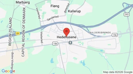 Apartments for rent i Hedehusene - kort over placeringen