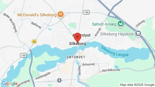 Apartments for rent i Silkeborg - kort over placeringen