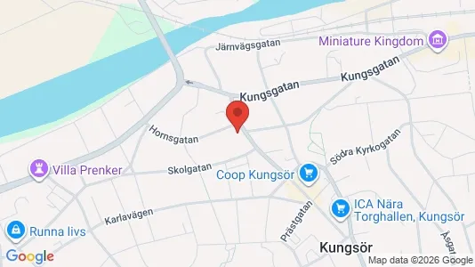 Apartments for rent i Kungsör - kort over placeringen