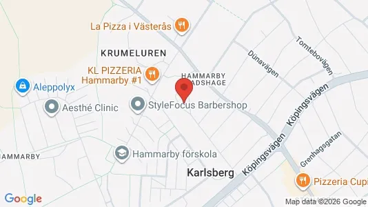 Apartments for rent i Västerås - kort over placeringen