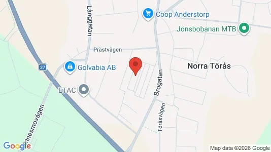 Apartments for rent i Gislaved - kort over placeringen
