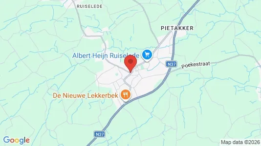 Houses for rent i Ruiselede - kort over placeringen