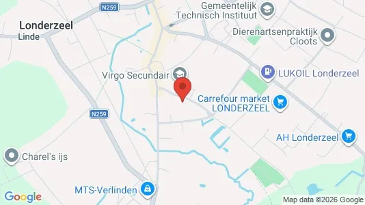 Rooms for rent i Londerzeel - kort over placeringen