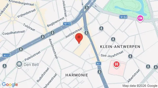Apartments for rent i Stad Antwerp - kort over placeringen