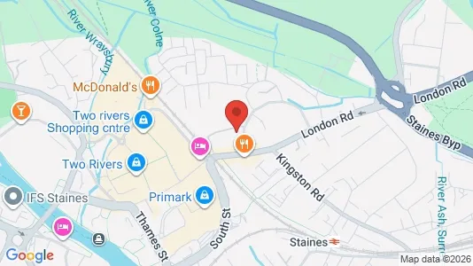 Apartments for rent i Staines-upon-Thames - Middlesex - kort over placeringen