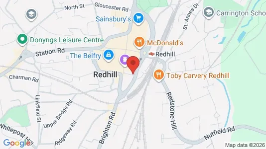Apartments for rent i Redhill - Surrey - kort over placeringen