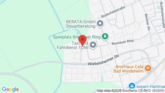 Apartments for rent i Neustadt an der Aisch-Bad Windsheim - kort over placeringen